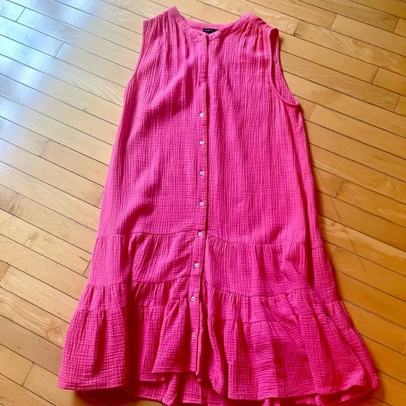 pink vintage slip dress Vintage Slip Dress Pink L/XL